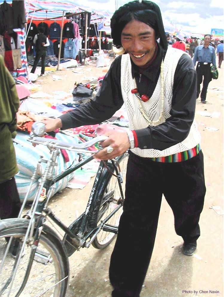 The Happy Tibetan Cyclist
