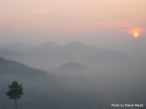 An early start is awarded by a beautiful sunrise