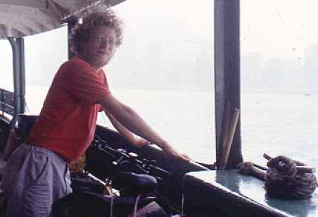 Rainer on the Star Ferry