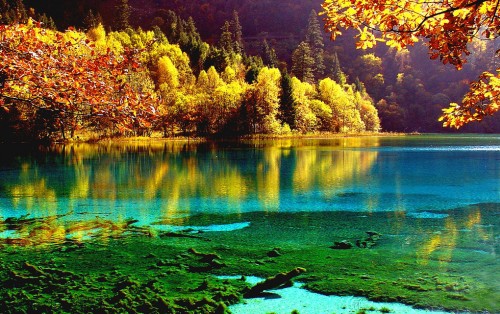 Nine Village Valley Sichuan China