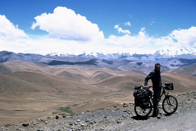 Himalyas. Everest in the clouds.