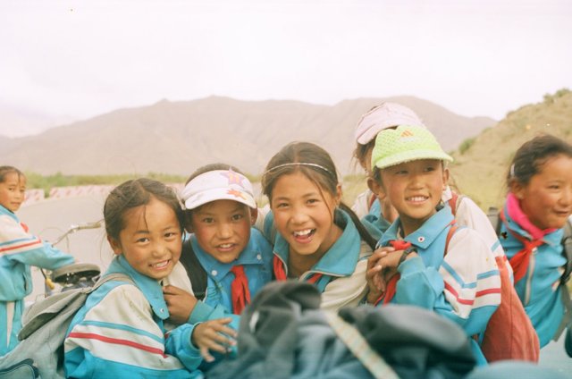 Swamped on entering Shigatse.