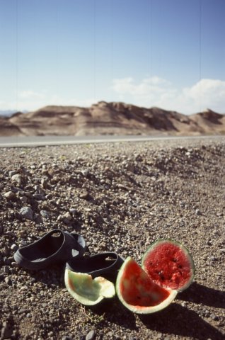 Xinjiang. Whole new ball game. Sunshine and watermelon.