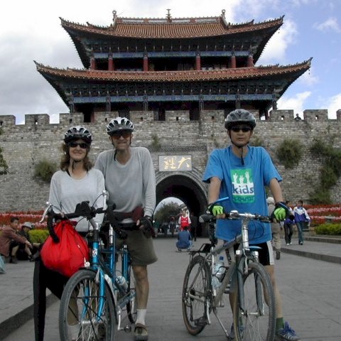 Joyce, Barry and Danny in Dali