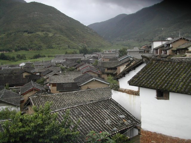 Yunnan village rooftops